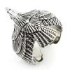 Nueva moda retro europea y americana joyería pigmento de acero Anillo Águila Plateada estilo idéntico a Gao Qiao pulsera para hombre Anillo Águila Voladora
