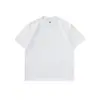 Yidao Vintage 2026 Verão Novo Estilo Americano Tendência Básico Desconstruído Cor Sólida Gola Redonda Esportivo Casual Solto Manga Curta