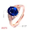 Anillos Vintage de Piedras Preciosas de Color de Nicho para Mujer, Anillos Ajustables de Lujo Ligero de Gama Alta para Dedo Índice, Populares en Redes Sociales, En Stock al por Mayor