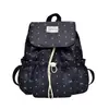 Mochila Escolar para Chicas de Secundaria, Mochila de Lunares Estilo Ins para Estudiantes de Preparatoria, Mochila de Viaje con Estilo Universitario