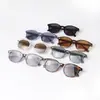 Gafas de Sol Redondas Pequeñas Estilo Nuevo Estampado de Leopardo Transfronterizas para Hombres y Mujeres, Gafas de Sol Retro Artísticas de Alta Gama Anti-UV
