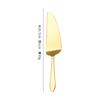 Cuchillo de pan de acero inoxidable 410 de mango largo transfronterizo, pala para pizza en stock, cena de boda, herramienta de cocina para hornear, cuchillo para pastel