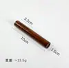 Pincel de Repuesto para Esmalte de Uñas Mango de Madera Doble Cara Desmontable Multifuncional Elegante Tres en Uno Piedra Magnética Ojo de Gato Portalápices de Madera Maciza