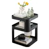 Mesa Lateral de Sofá para Sala de Estar Nórdica, Mesa de Centro Pequena Simples Moderna Celebridade da Internet 520 Arte em Ferro Luxo Leve, Mesa de Cabeceira Simples Francesa
