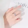 Temu comercio electrónico transfronterizo más vendido anillo para mujer con símbolo de cruz rosa tendencia europea y americana joyería de moda simple versátil