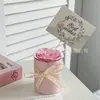 520 Buquê de Presente para Mãos Balde Abraço Dia dos Namorados Buquê de Rosas Simuladas Enfeites de Atmosfera para Presente de Aniversário de Namorado
