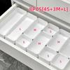 Caja de almacenamiento con compartimentos para cajones, organizador de escritorio, papelería, cosméticos y artículos varios