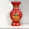 Florero de Loto Rojo Tamaño Florero Adornos Actividades de Boda China Productos Transfronterizos Ilustración Grande de Flores