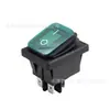 Interruptor de palanca KCD4 ETL Estándar Americano de Alta Calidad para Fuente de Alimentación con Luz, Interruptor de Palanca Impermeable Integrado de Cuatro Pines de Alta Corriente