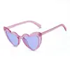 Nuevas Gafas de Sol Europeas y Americanas con Forma de Corazón para Fiesta Transfronteriza, Gafas de Corazón de Melocotón con Protección Solar, Gafas de Sol con Brillo de Corazón de Moda para Fotografía Callejera