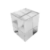 Base de Exhibición de Joyería Cubo de Cristal Artificial K9 Modelo Soporte Exhibidor de Cosméticos Bloque de Vidrio