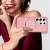 Adecuado para funda de teléfono Samsung Galaxy S26 Ultra, soporte de 360 grados, anticaídas, carcasa dura de PC engrosada, funda de teléfono con acabado mate