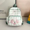 Mochila Versátil Casual de Grande Capacidade Nova Estilo Bolsa Escolar para Mulheres Bolsa Escolar Fofa Estampada do Gato Kt para Meninas Mochila de Estudante