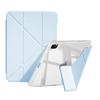 Adecuado para iPad 3Y Plegable Funda Protectora de 10.2 Pulgadas 25 Modelos Funda Protectora para Tableta iPad con Ranura para Lápiz Cubierta Flip Funda Inferior de Alta Transparencia