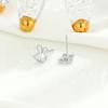 Pendientes de abeja de plata esterlina S925, joyería elegante de nicho, lindos pendientes de insectos pequeños, pendientes de mujer de alta gama