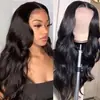 Comércio exterior mais vendido peruca frontal de renda ondas grandes moda europeia e americana peruca de cabelo longo com ondas grandes parciais