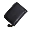 Bolsa para cartões feminina, requintada, de alta qualidade, pequena, antidesmagnetização e antirroubo, com grande capacidade, porta-cartões de identidade para motoristas