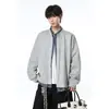Sudadera de dos piezas de retazos de nuevo estilo para hombre Otoño 2026, Sudadera casual versátil de retazos a rayas talla grande