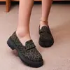 Nuevos Mocasines Bajos de Cuero de Estilo Británico para Mujer, Otoño 2024, de Bajo Tacón, sin Cordones, Caña Baja, Tallas Grandes, Zapatos de Cuero Transfronterizos
