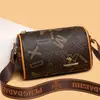 Bolsa Quadrada Pequena Popular Transfronteiriça da Moda para Mulheres, Bolsa de Ombro com Letras, Bolsa Transversal de Pu Fashion 7152, Bolsa Pequena Estampada Tipo Almofada
