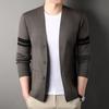 Cárdigan de Punto para Hombre, Estilo Delgado, Ropa Casual para Primavera y Otoño 2024 para Jóvenes y Personas de Mediana Edad, Suéter Chal, Ropa de Abrigo, Ropa de Otoño de Manga Larga