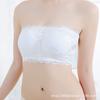 Talla Grande Encaje Espalda Hermosa Sexy Correa Cruzada Envoltura de Pecho de Una Palabra Cinturón Sin Aro de Acero Almohadilla para el Pecho Tubo Top Niñas' 1860