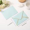 Papel de Invitación de Alta Gama de Estilo Europeo Transfronterizo con Sobres Estampados en Oro para Bodas y Eventos, Regalos Especiales de Alta Gama para el Festival Qixi