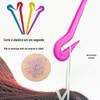 Removedor de pelos de elástico descartável para crianças não machuca os cabelos. Ferramenta para cortar elástico de cabelo. Faca para remover elástico de cabelo. Em estoque.