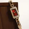 Nuevo Reloj de Cuarzo para Mujer con Incrustaciones de Cristal Cuadrado, Reloj de Moda de Lujo Ligero, Broche Pequeño, Correa de Aleación, Reloj Simple de Moda