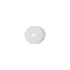 Serie de jade para decoración de uñas estilo chino: Hebilla de paz, jade verde lustroso con agujeros, decoración de uña de jade circular, adorno redondo de estilo chino