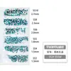 Paquete de 6 Diamantes de Grado Comercial Nacional 1440 Piezas Fondo Plano Rhinestones de Vidrio Ss3-Ss10 para Decoración DIY de Teléfono y Accesorios para Uñas