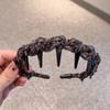 Diadema Fina de Moda en TikTok con Malla para Envolver Ondas y Cabello Suelto, Diadema de Corona Alta Accesorio para el Cabello para Mujeres, Versátil