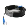 Cable de Parche de Fibra Óptica Resistente a la Curvatura de 2 Hilos para Interiores FTTH Cable de Cola de Cerdo para Transmisiones y Telecomunicaciones Sc/Fc/Lc/St/Upc en Ángulo de 8 Grados