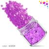 Parche de joyería para uñas con lentejuelas de 12 colores, estrella de cinco puntas fluorescente transfronteriza, para uñas con perla mate