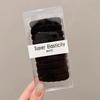 Elegante Liga de Tendón de Goma de Cola Alta para Mujer, Banda para la Cabeza de Hilo Sin Costuras, Anillo para el Cabello de Alta Elasticidad y Durabilidad, Cuerda para el Cabello para Adulto, Accesorios para el Cabello, Cubierta de Cuero