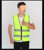 Chaleco Reflectante Jia Hu Chaleco de Seguridad para Construcción Ropa para Trabajador de Sanidad Edificio Meituan Chaqueta Fluorescente para Ciclismo Estampado