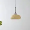 Luminária de Parede Retrô Francesa Cream Puff Estilo Vintage Bauhaus Quarto Luminária de Cabeceira Estilo Creme Sala de Estar B&B Corredor Luminária de Escada