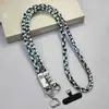 Cuerda Trenzada Colorida Gruesa con Bloques de Color y Hebilla en Forma de Corazón para Colgar Fundas de Teléfono, Adecuada para Hombres y Mujeres, Duradera y Cómoda