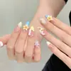 Unhas Usáveis Yihe [Ondas da Praia] Exportação Transfronteiriça Conchas e Estrelas-do-Mar de Praia Unhas Postiças Esculpidas em Estéreo Manicure