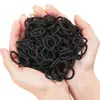 Pequeñas Gomas Elásticas para Coletas de Mujer, No Dañan el Cabello, Coletas para Niños, Anillos para el Cabello, Alta Elasticidad, Coletas Duraderas, Accesorios para el Cabello con Cubierta de Cuero Little Chirp