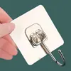 Gancho de Pared Autoadhesivo Super Fuerte Sin Taladro Sin Rastro Gancho Transparente Gancho Fuerte Adhesivo de Pared Ventosa de Pared para Cocina