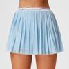 Falda plisada de malla deportiva transfronteriza con forro anti-exposición, bolsillos transpirables, minifalda de yoga, falda para golf y tenis al aire libre