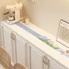 Tapete para Mesa Auxiliar con Temática de Plantas y Flores, Tapete Anti-Suciedad para Zapatero, Tapete Protector Lavable Impermeable y a Prueba de Aceite para Encimera de Entrada