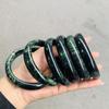 Pulsera Medicinal de Piedra Natural del Tíbet, Jade Verde Oscuro Magnético Activo, Jade del Tíbet, Jade Serpentina, Pulsera de Jade Oscuro, Suministro para Transmisiones en Vivo