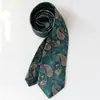 8CM Corbata Floral Hecha a Mano Patrón Retro Estilo Hong Kong Nicho de Gama Alta Accesorios para Traje Camisa Poliéster Corbata Larga Hombre