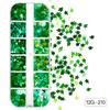 Irlanda transfronteriza St. Sombrero Verde de San Patricio Lentejuelas Cerámica Blanda Joyería para Uñas Uñas Luminosas Calcomanía Tatuaje