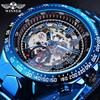 Reloj T-WINNER Winner Hueco Mecánico Automático para Hombre Reloj de Pulsera Banda de Acero Reloj para Hombre