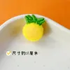 Bola de pelusa de línea peluda fruta DIY versión coreana de guantes accesorios accesorios para el cabello de niños pinza para el cabello bola de pelo bola alta material