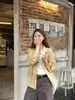 Camisa de Cuadros Vintage Holgada RAINY para Mujer, Versátil Casual Holgada Artística de Cuadros para Primavera y Otoño