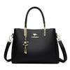 Bolsa feminina 2024 nova bolsa de negócios de moda transfronteiriça retrô high-end pendular all-match bolsa de ombro multicamadas
